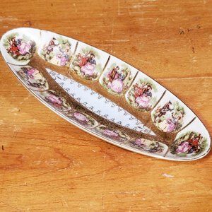 Romantic Vintage Long Porcelain Tray